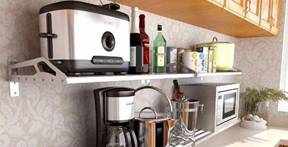 Too many small kitchen appliances, disorderly display?